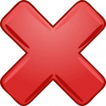 Red X Clip Art N6