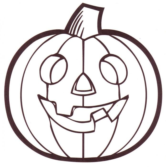 Printable Halloween Pumpkin Coloring Pages drawing