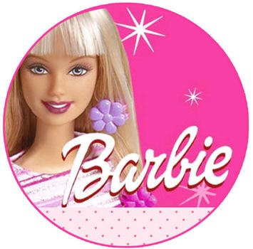 Gambar Kartun Barbie Ini Memiliki Rambut Pirang Yang Panjang Serta