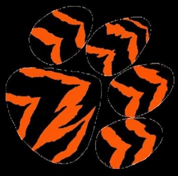 Tiger Paw Clip Art N10