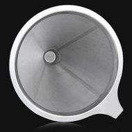 Xcellent Global Pour Over Coffee Dripper Stainless Steel Double Layer Mesh Filter Stand Paperless HG135 N6