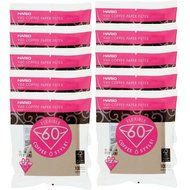 HARIO V60 Coffee Filter 100 Sheets 10-packs (Dripper 02, Natural) N2
