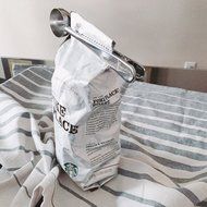 Stainless Steel Double Sided Measuring Coffee Scoop & Clip N2