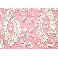 Sher FOUR-C Cake Baking Mat Lace Mat Silicone Cake Mold for Decoration,Silicone Mat Fondant Cake Tools Color Pink