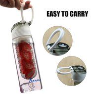 limited Time Promotion Bonison Stylish Tritan Fruit Infuser Water Bottle, Leak Proof, Trendy Durable with Handle... N18