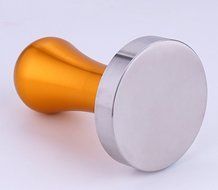 Kteam Commercial Stainless Steel Coffee Tamper 58mm Base Blue N12