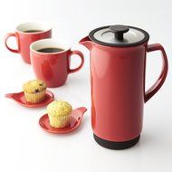 FORLIFE Cafe Style Coffee/Tea Press, 32-Ounce, Turquoise N21