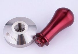 Kteam Commercial Stainless Steel Coffee Tamper 58mm Base Blue N15