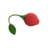 10-pack Tea Filter Infuser Strainer, bundle of 8 leaf shaped plus 2 FREE strawberry shaped