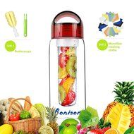 limited Time Promotion Bonison Stylish Tritan Fruit Infuser Water Bottle, Leak Proof, Trendy Durable with Handle... N26