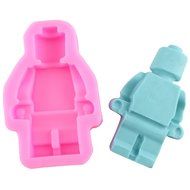 Mujiang Robot Silicone Candy Sugar Gumpaste Clay Fondant Molds Small + Large N15