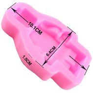 Mujiang Robot Silicone Candy Sugar Gumpaste Clay Fondant Molds Small + Large N17