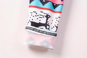 PHOTNO Casual Women Lady Skinny Geometric Print Stretchy Jegging Pants Slim Leggings N122