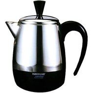 Farberware 4-Cup stainless steel Percolator, Automatically switches, Detachable cord