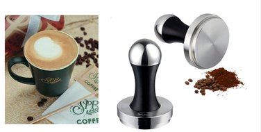 Kteam 58mm Coffee Tamper Stainless Steel Espresso Tamper Flat Base N21
