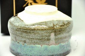 Japanese Mino Yaki ware Matcha Bowl Green Tea 11.5 / 11.5 / 8cm (4.5 / 4.5 / 3.1inch)[7325] N3