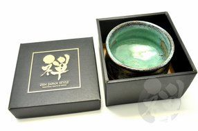 Japanese Mino Yaki ware Matcha Bowl Green Tea 11.5 / 11.5 / 8cm (4.5 / 4.5 / 3.1inch)[7325] N4