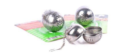 Rainbow Love Stainless Steel Tea Ball Infuser Strainer,Set of 2 N2