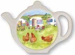 GLAMPING - CARAVAN/ CAMPING - Emma Ball Colourful Melamine Teabag Tidy