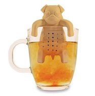 Freedi Pug in a Mug Silicone Tea Infuser Filter Loose Leaf Tea Strainer Beige N3