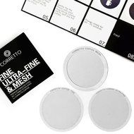 3 Pro AeroPress Stainless Steel Filters by Corretto Coffee - FINE, ULTRA-FINE & MESH + Brewing Guide - Reusable... N7