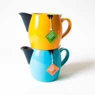 Forlife Hospitality Stackable Unchippable 15oz Teapot With Lid & Infuser in Turquoise N2