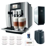 Jura Giga 5 13623 Cappuccino & Latte Macchiato System + $50 aSavings Gift Card + Jura Cup Warmer Black Stainless... N6