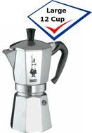 Bialetti Coffee Maker 12 cup. Aluminum construction