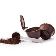 Refillable Nescafé® Dolce Gusto Capsules (2-pack with Bonus Coffee Spoon) | Compatible with Mini Me, Genio, Piccolo... N3