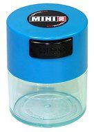 Minivac TV1-CLB - 10g to 30 gram Vacuum Sealed Container Lt. Blue Cap & Clear Body
