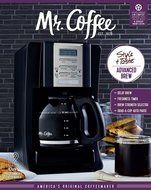 Mr. Coffee SJX23 12-Cup Programmable Coffeemaker, Black N4