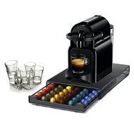 Nespresso Original Line Inissia Black Coffee and Espresso Maker with 60 Capsule Storage Drawer and Free Set of...