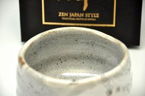 Japanese Mino Yaki ware Matcha Bowl Green Tea 11 / 11 / 8cm (4.3 / 4.3 / 3.1inch)[7345] N5