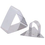 Ebake Stainless Steel Mousse Cake Pastry Mold (3 inch, Round) N6