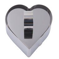 Ebake Stainless Steel Mousse Cake Pastry Mold (3 inch, Round) N7