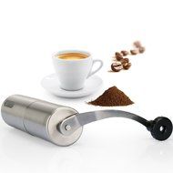CITUS Manual Coffee Grinder with Ceramic Burr,Best Coffee Bean Grinder,Brushed Stainless Steel - Aeropress Compatible N6