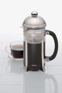 BonJour French Press Maximus with Flavor Lock Brewing, 8-Cup, Polished Stainless N2