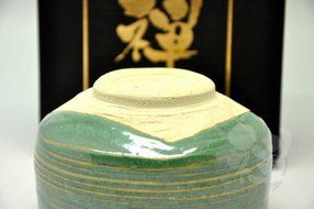 Japanese Mino Yaki ware Matcha Bowl Green Tea 11.5 / 11.5 / 8cm (4.5 / 4.5 / 3.1inch)[7327] N5