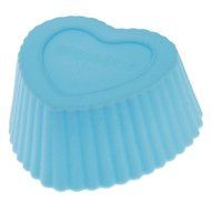 Y&XL&H Heart Shaped Colorful Silicone Cup Cake Mould (3pcs, Random Color) N2