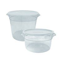 4-Piece Storage Polycarbonate Round Container Set