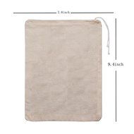 (set of 24 ) MIAOMIAO Reusable Cotton Drawstring Bags, Machine Washable Unbleached Cotton bags (SMALL 4" x 3") N5