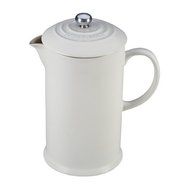 Le Creuset Stoneware 27-Ounce French Press, White