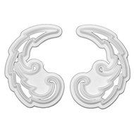 Double Leaf Scroll Cutter Set of 2 by Stephen Benison