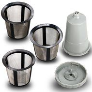 Xcellent Global Reusable Coffee Filter Set for Keurig, My K-cup style, Filter Housing + 3 extra filters, Fits... N6