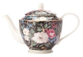 Maxwell & Williams William Kilburn Midnight Blossom 17floz Ceramic Teapot N2