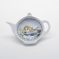 Paul Cardew Alice in Wonderland Ceramic Teabag Rest -Set of 4