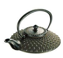 Nanbu Tekki Cast Iron Flat Sake Warmer Arare 0.5l 13-001
