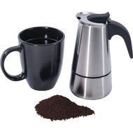 Chef KTESPMKR Heavy-Gauge Stainless Steel Espresso Maker, 4 Cup N3