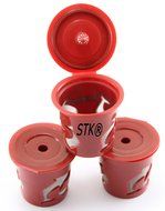 STK 3-Pack Reusable Filter Cups for Keurig K-Cup Elite and Single Cup Brewing Systems N2