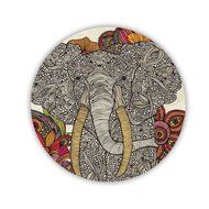 Generic Cup Mat Print Colorful Elephant Drawing 1 Mdf Material Original N7